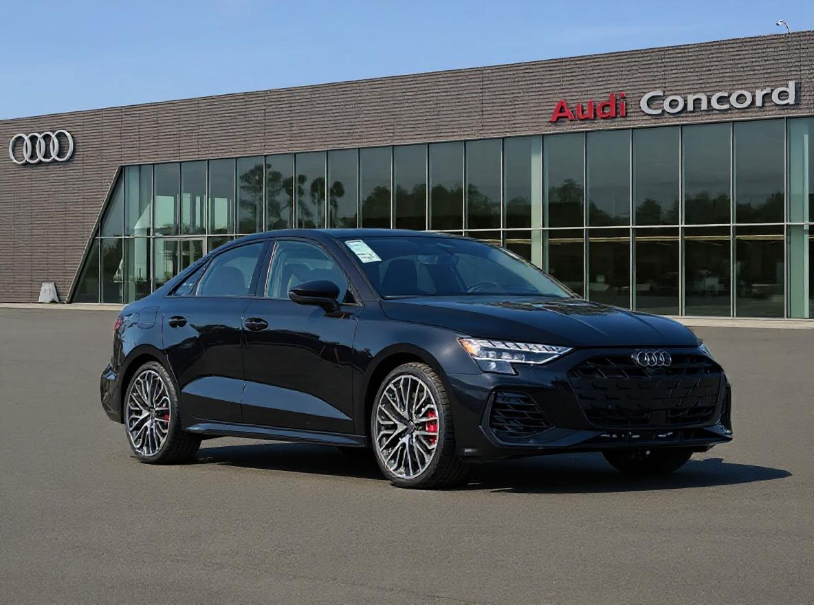 mythos black metallic 2026 Audi S3 Sedan All-Wheel Drive Automatic