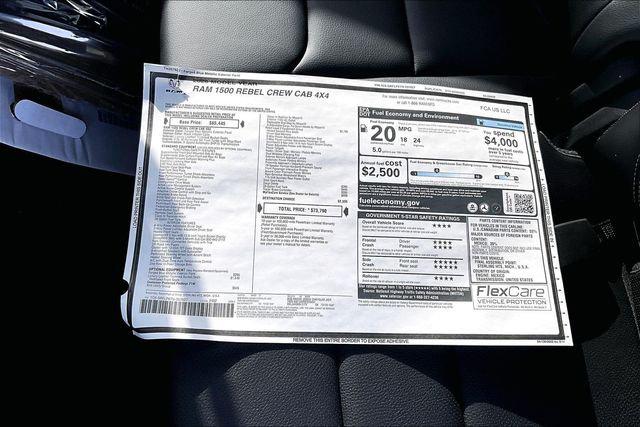 2026 Ram 1500 Rebel Crew Cab 4x4 5'7" Box