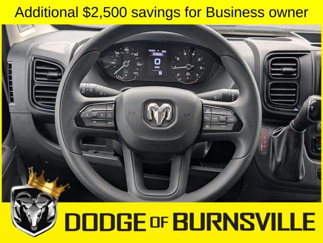 2026 Ram ProMaster Cargo Van Tradesman Low Roof 136" WB w/Pass Seat