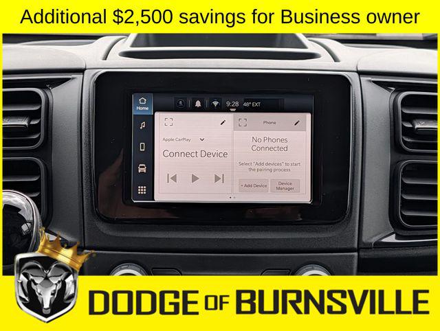 2026 Ram ProMaster Cargo Van Tradesman Low Roof 136" WB w/Pass Seat