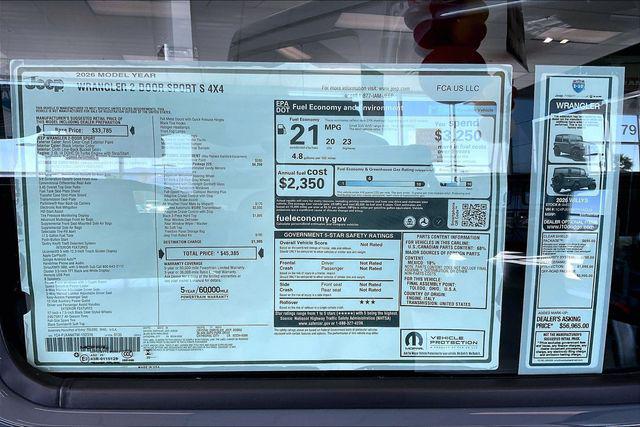 2026 Jeep Wrangler Sport S