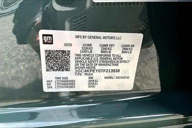2026 Chevrolet Silverado 2500HD Crew Cab, Standard Bed, LTZ, 4WD