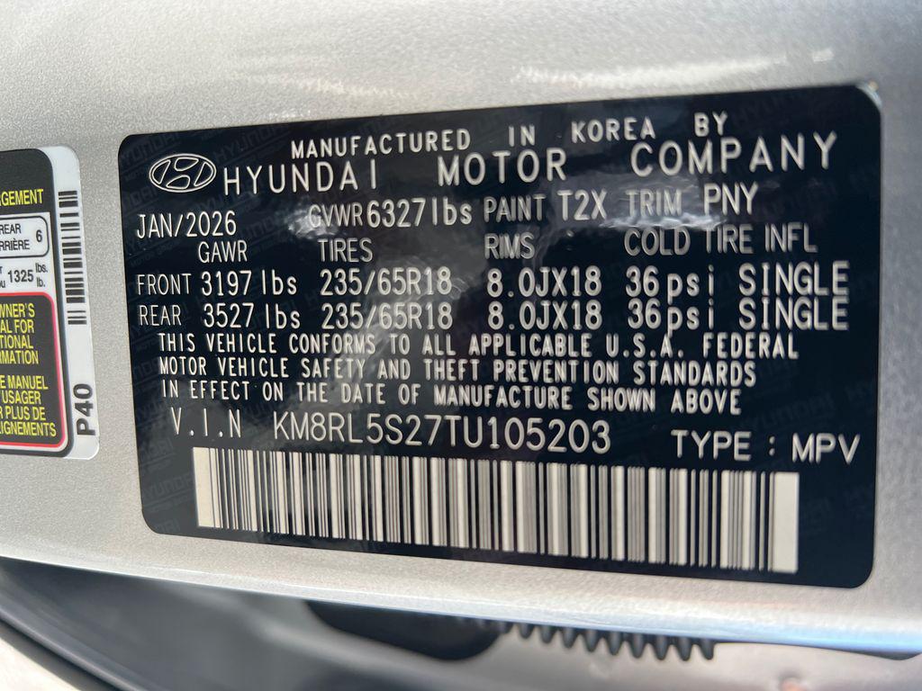 New 2026 Silver Metallic HYUNDAI SEL FWD image 34