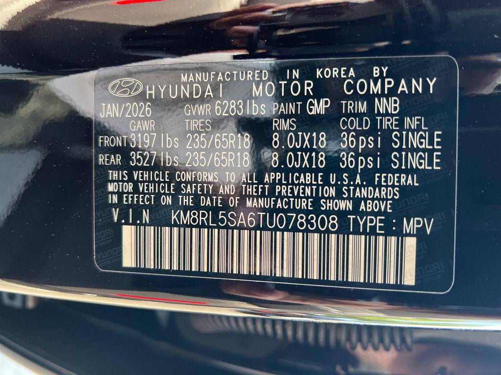 New 2026 Maroon HYUNDAI Blue SEL 8P image 36
