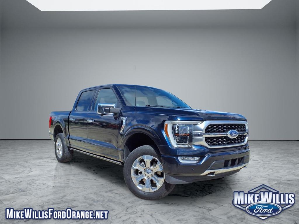 ANTIMATTER BLUE METALLIC 2022 Ford F-150 Platinum SuperCrew 4WD Pickup Truck Four-Wheel Drive Automatic
