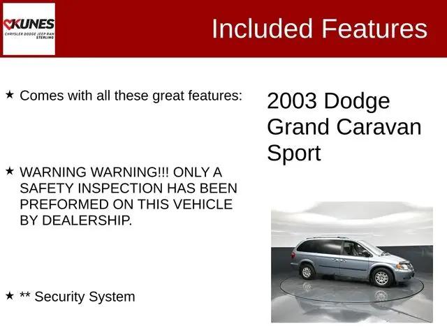 2003 Dodge Grand Caravan Sport