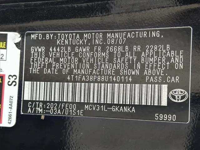 2008 Toyota Camry SE