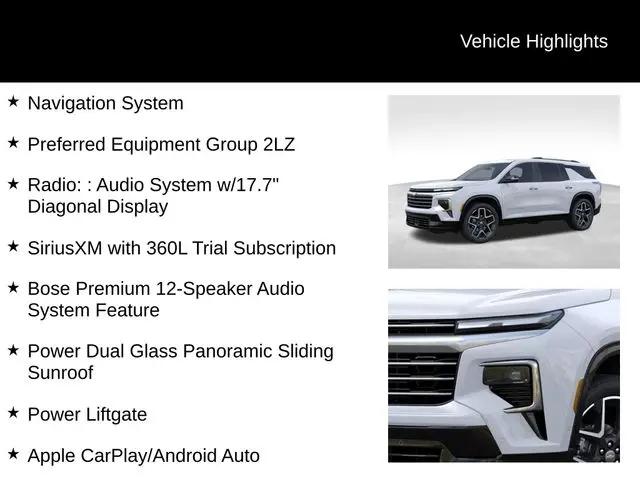 2026 Chevrolet Traverse AWD High Country