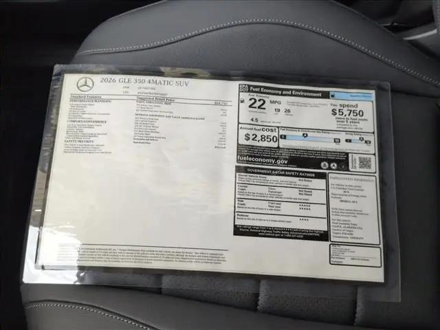 2026 Mercedes-Benz GLE GLE 350 GLE 350