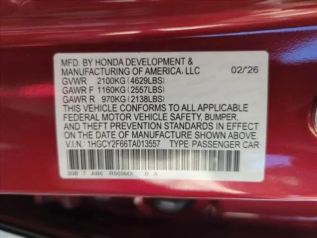 2026 Honda Accord Sedan EX-L