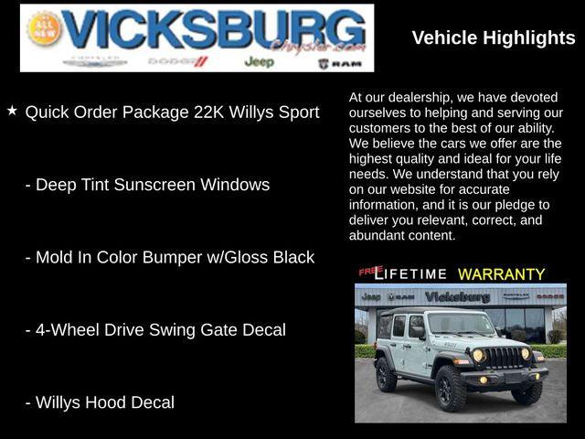 2023 Jeep Wrangler 4-Door Willys Sport 4x4