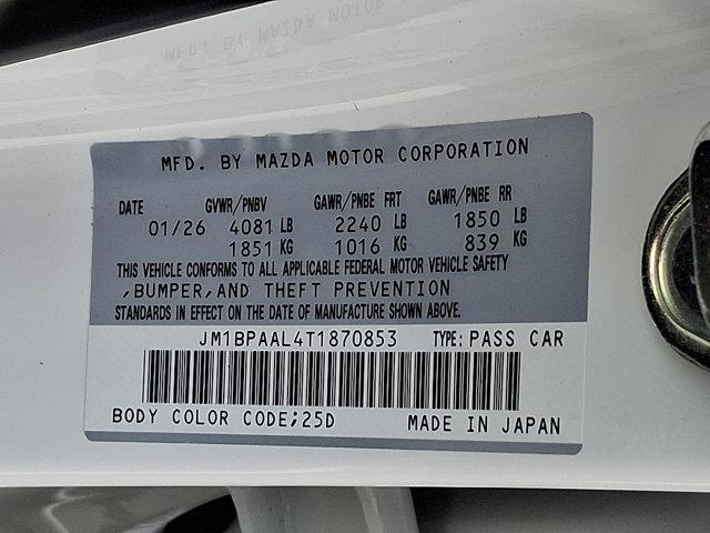 2026 Mazda Mazda3 2.5 S