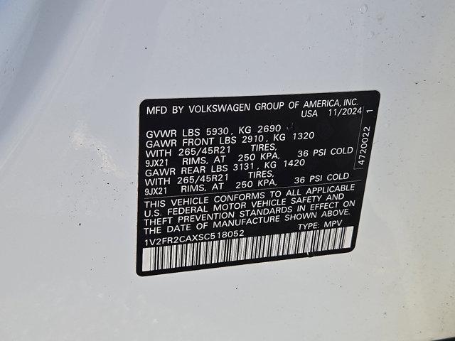 2025 Volkswagen Atlas 2.0T SEL Premium R-Line