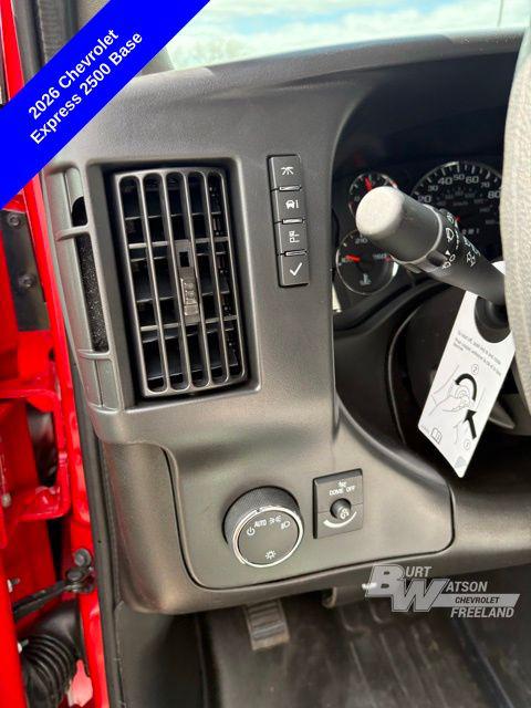 2026 Chevrolet Express Cargo Van 2500 Regular Wheelbase, WT, RWD