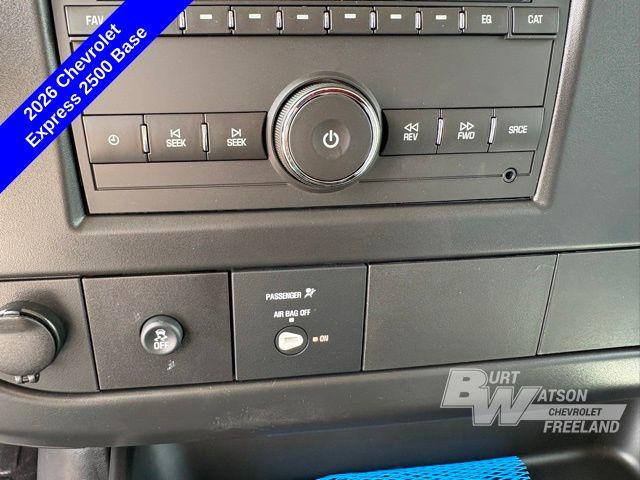 2026 Chevrolet Express Cargo Van 2500 Regular Wheelbase, WT, RWD
