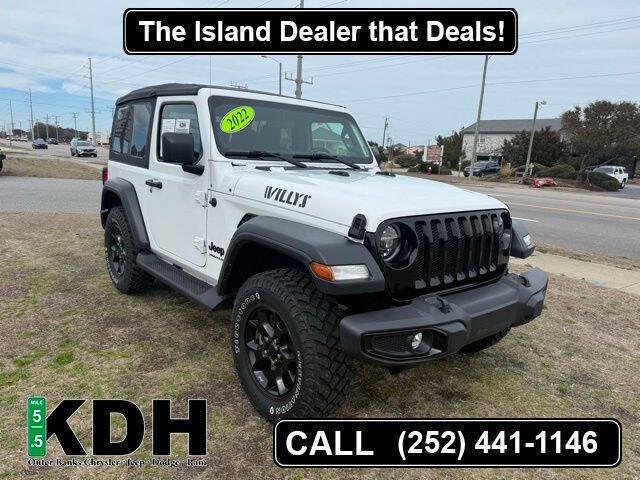 2022 Jeep Wrangler Willys 4x4 for sale in Kill Devil Hills, NC