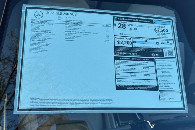 2026 Mercedes-Benz GLB 250