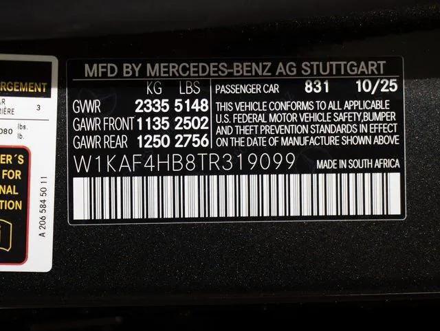 2026 Mercedes-Benz C-CLASS C 300 C 300 4MATIC