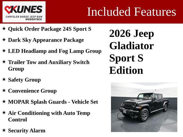 2026 Jeep Gladiator GLADIATOR SPORT S 4X4