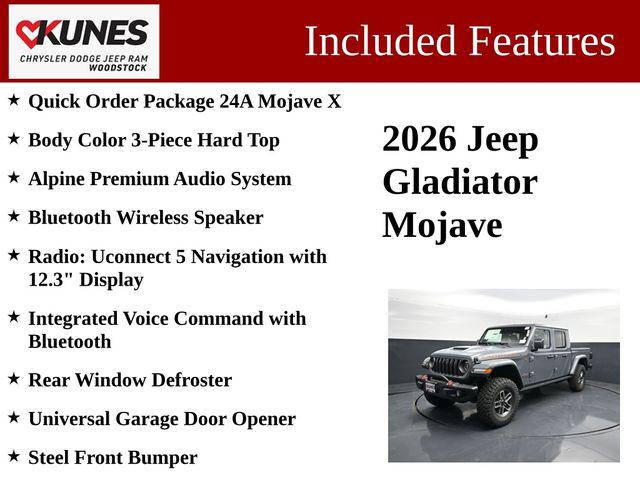 2026 Jeep Gladiator GLADIATOR MOJAVE X 4X4