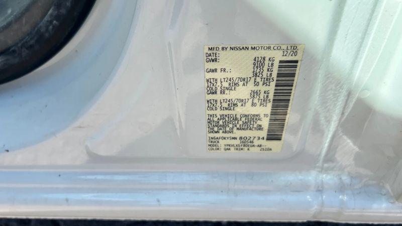 2021 Nissan 2500 SV Standard Roof V8