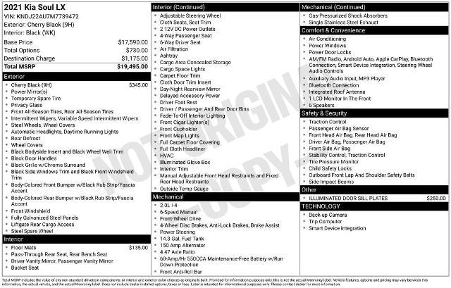 2021 Kia Soul LX