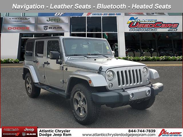 Billet Silver Metallic Clearcoat 2017 Jeep Wrangler Unlimited SAHARA SUV Huntington NY