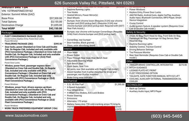 2021 GMC Sierra 1500 4WD Double Cab Standard Box