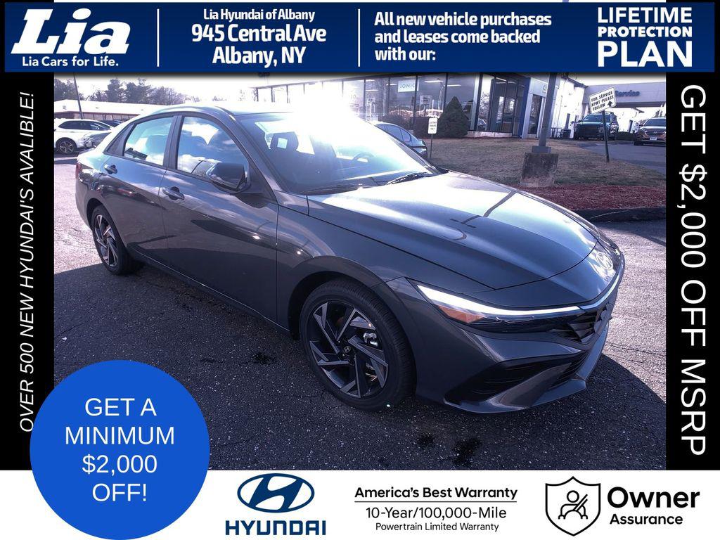 2026 Hyundai Elantra Hybrid Blue