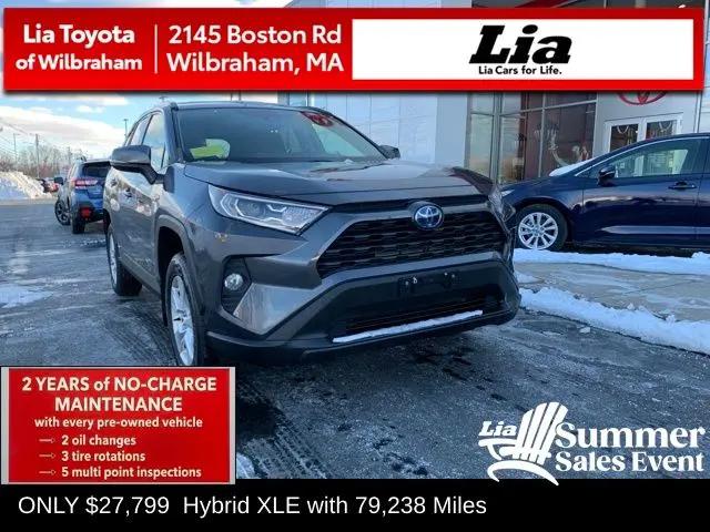 2021 Toyota RAV4 Hybrid XLE for sale in Wilbraham, MA