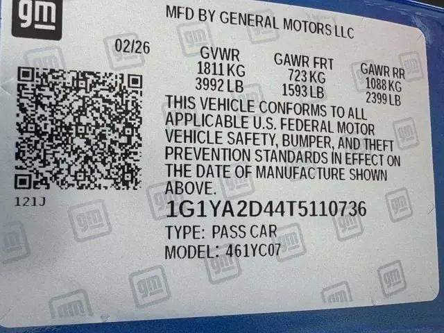 2026 Chevrolet Corvette Stingray Coupe, 1LT, RWD