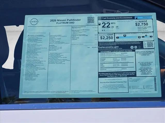 2026 Nissan Pathfinder Platinum