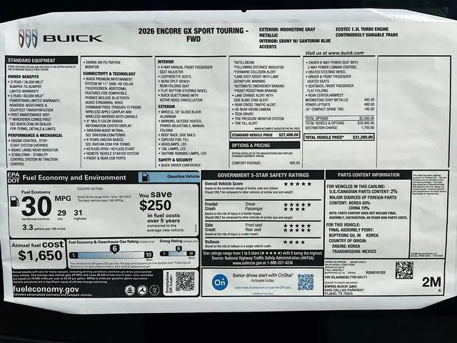 2026 Buick Encore GX Sport Touring FWD