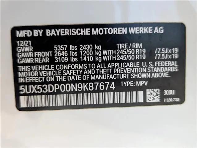 2022 BMW X3 xDrive30i