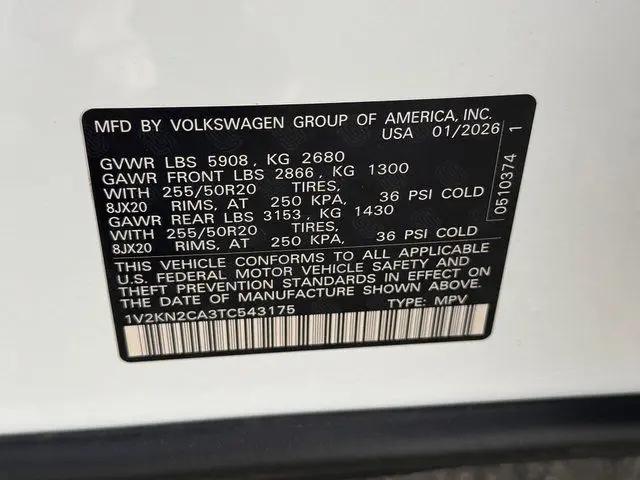 2026 Volkswagen Atlas SE with Technology