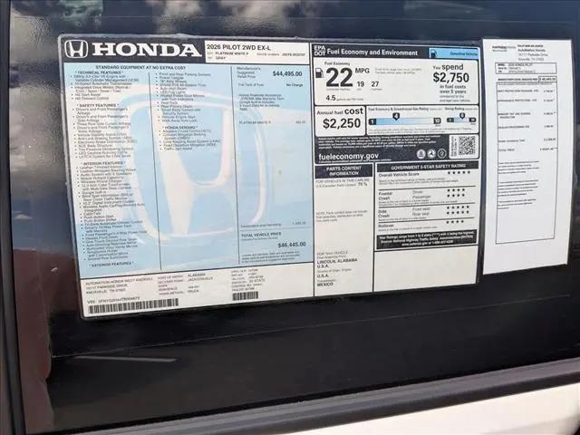 2026 Honda Pilot EX-L