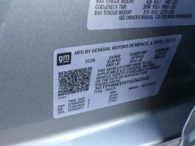 2026 GMC Sierra 1500 Crew Cab, Short Bed, SLE, RWD