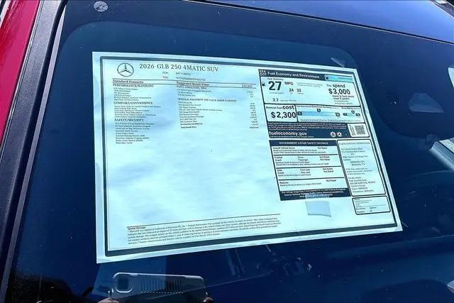 2026 Mercedes-Benz GLB 4MATIC