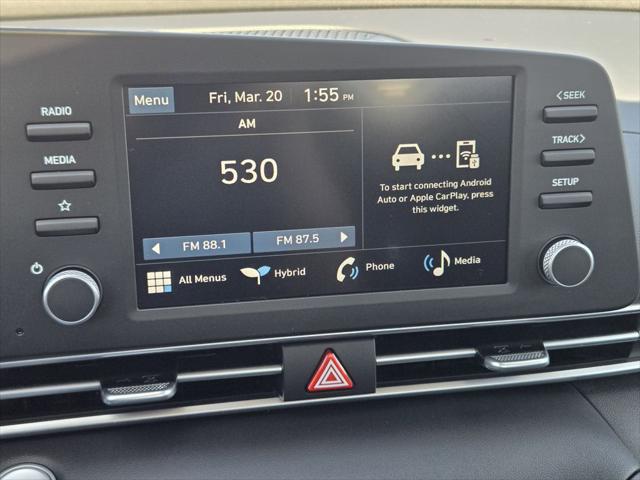 2026 Hyundai Elantra Hybrid Blue