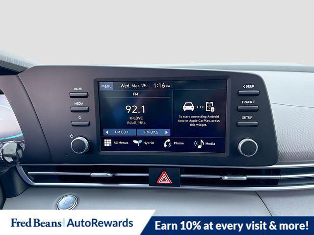 2026 Hyundai Elantra Hybrid Blue