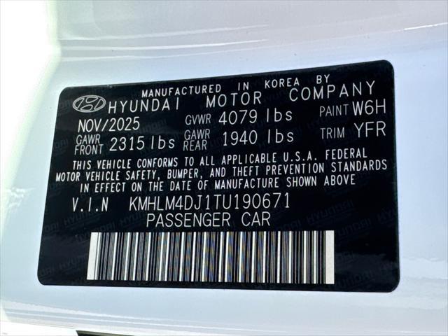 2026 Hyundai Elantra Hybrid Blue