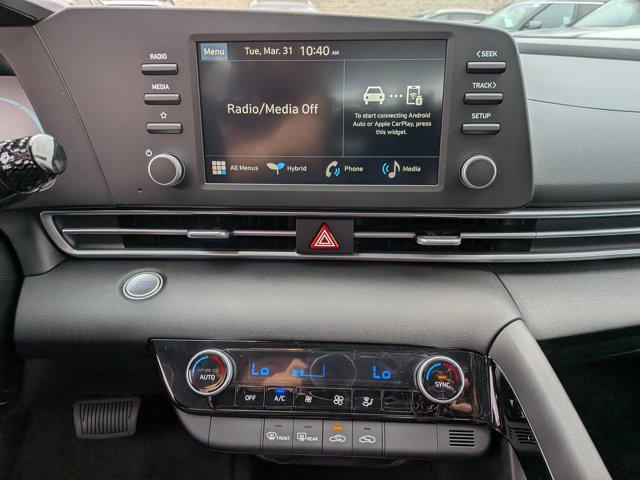 2026 Hyundai Elantra Hybrid Blue