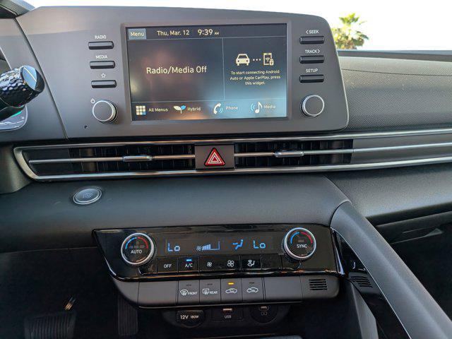 2026 Hyundai Elantra Hybrid Blue