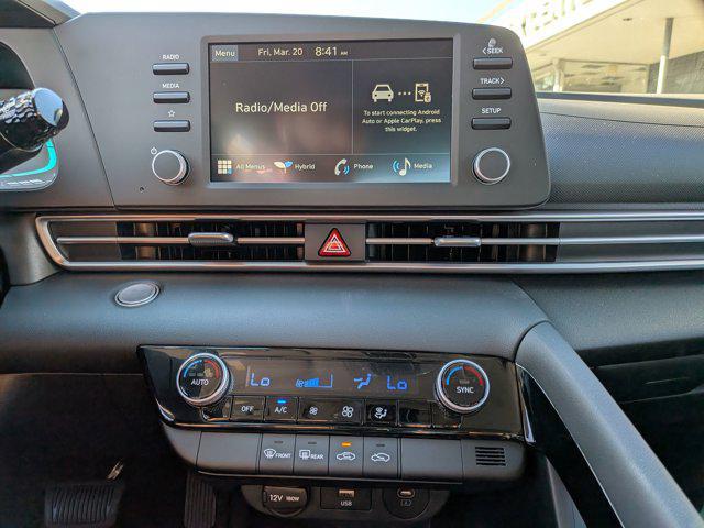 2026 Hyundai Elantra Hybrid Blue