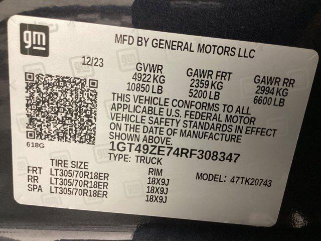 2024 GMC Sierra 2500HD 4WD Crew Cab Standard Bed AT4X