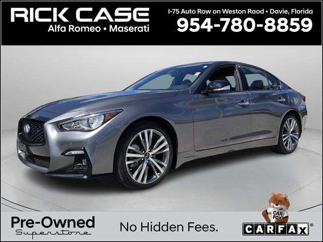 2023 INFINITI Q50 SENSORY AWD for sale in Davie, FL
