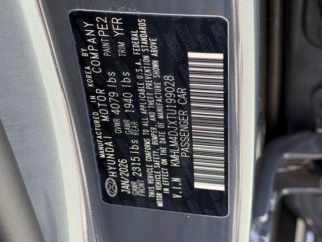 2026 Hyundai Elantra Hybrid SEL Sport