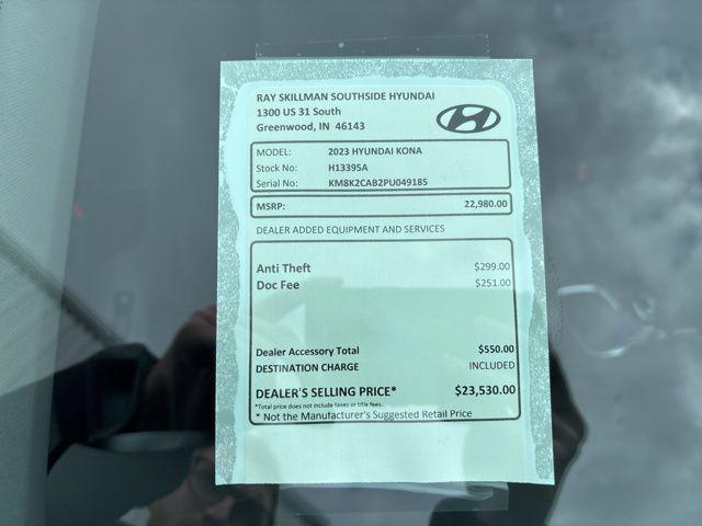 2023 Hyundai Kona SE