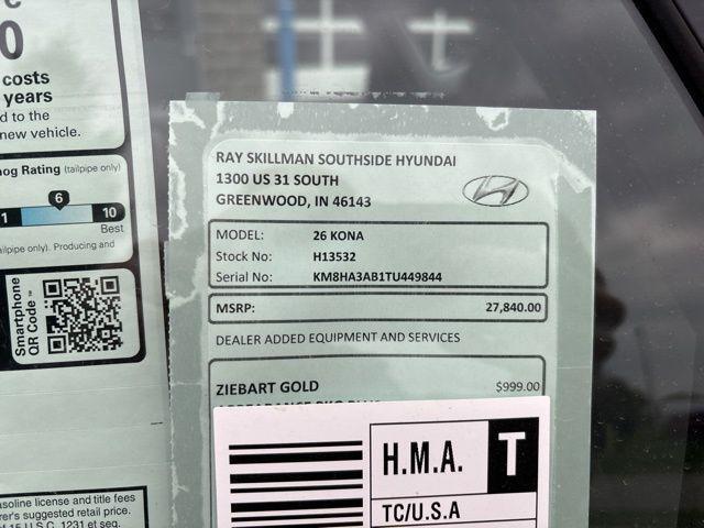 2026 Hyundai Kona SE