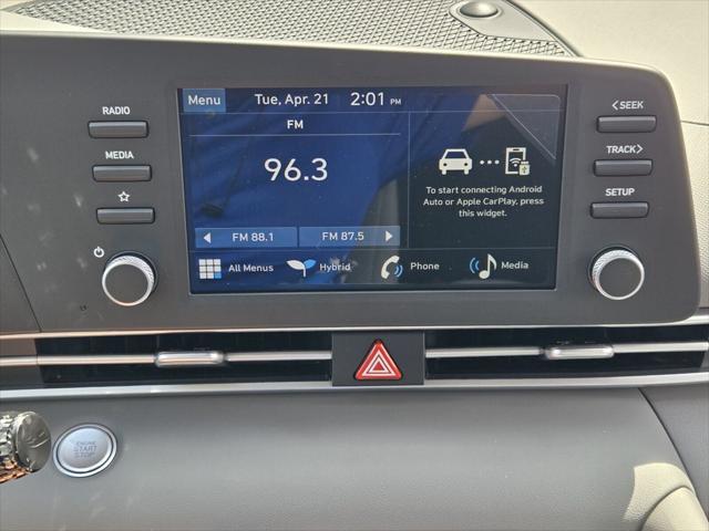 2026 Hyundai Elantra Hybrid Blue
